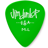 

Dunlop Gels Guitar Picks, Medium Light, Green, 12-Pack