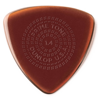 

Dunlop Primetone Triangle Grip Guitar Picks, 1.40mm Gauge, Brown, 3-Pack
