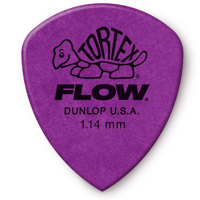 

Dunlop Tortex Flow Guitar Picks, 1.14mm Gauge, Purple, 72-Pack