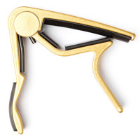 

Dunlop Trigger Capo for Acoustic Guitar, Curved, Gold
