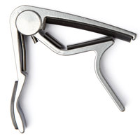 

Dunlop Trigger Capo for Acoustic Guitar, Curved, Smoked Chrome