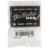 

Dunlop Plastic Left-Handed Guitar Thumbpicks, Large, White, 12-Pack