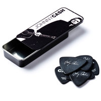 

Dunlop Johnny Cash Legend Guitar Picks, Heavy, Black, 6-Pack (Tin)