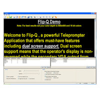 

JonyJib Flip-Q Pro Teleprompter Reversing/Scrolling Software