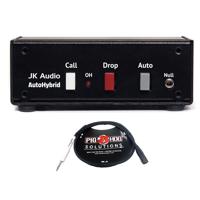

JK Audio AutoHybrid Full Duplex Auto Answer Telephone Audio Interface, 600 Ohms Output Impedance - With 3' XLR Male to 1/4" TRS Cable
