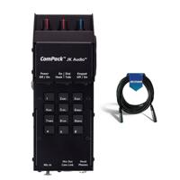

JK Audio ComPack Universal Telephone Audio Interface, 600 Ohms Output Impedance - With 20' 6mm Rubber XLR Microphone Cable
