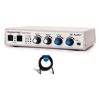 

JK Audio Broadcast Host Analog Digital Hybrid Telephone, Audio Line & Mic Desktop Broadcast Station, 200Hz-3600Hz Frequency Response (Telephone Side) - With 15' 8mm XLR Microphone Cable