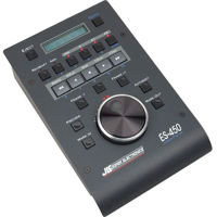 

JLCooper ES-450 J4 RS-422 9-Pin Universal 4 Channel Jog/Shuttle Remote with JLC Jog Wheel and LCD Display for 4 VTRs, DDRs and Servers