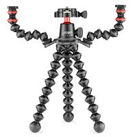 

JOBY GorillaPod 3K PRO Rig, Includes Stand, BallHead with QR Plate & 2 Arms, 6.6 lb Load Capacity, Black/Charcoal/Red