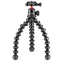 

JOBY GorillaPod 3K PRO Kit, Includes Stand & BallHead with QR Plate, 6.6 lb Load Capacity, Black/Charcoal/Red