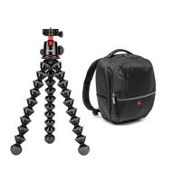 

JOBY GorillaPod 5K Kit, Black - With Manfrotto Advanced Gear Backpack Medium Black