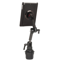 

The Joy Factory MagConnect Carbon Fiber Cup Holder Mount with Standard Tray for iPad Mini 3/2/1