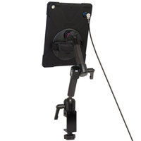 

The Joy Factory MagConnect Carbon Fiber Dual C-Clamp Mount with aXtion Bold MPS Case for iPad 9.7" 6th/5th Generation