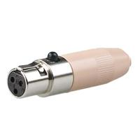 

JTS 201C3 3-Pin Mini XLR Adapter, Beige