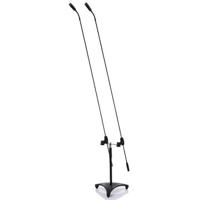 

JTS FGM-62T Electret Dual Floor Stand Microphone with Carbon Boom, Includes Cardioid, Omni-Directional & Supercardioid Capsules, 62cm Stand, 50Hz-18KHz