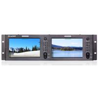 

JVC Dual 7" Full HD, 4K-HDMI Display Support, Rack Mount LCD Monitor