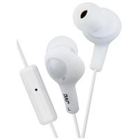 

JVC HA-FR6 Gumy Plus In-Ear Headphones with Remote & Mic, Coconut White