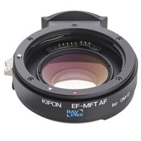 

Kipon Baveyes Ultra 0.7x Auto Focus Adapter for Canon EF Lens to Micro 4/3 and Olympus OMD Cameras