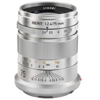 

Kipon IBERIT 75mm f/2.4 Lens for Leica SL / T (Silver)
