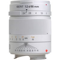 

Kipon IBERIT 90mm f/2.4 Lens for Leica M (Silver)
