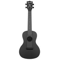 

Kala Matte Black Waterman Concert Ukulele with Tote Bag