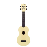 

Kala Matte Glow-In-The-Dark Pale Yellow Waterman Soprano Ukulele with Tote Bag