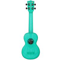 

Kala Gloss Blue Raspberry Fluorescent Waterman Soprano Ukulele with Custom Logo Tote Bag