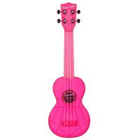 

Kala Gloss Watermelon Pink Fluorescent Waterman Soprano Ukulele with Custom Logo Tote Bag
