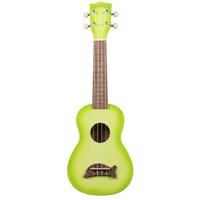 

Kala Gloss Green Apple Burst Makala Dolphin Soprano Ukulele with Tote Bag