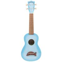 

Kala Gloss Light Blue Burst Makala Dolphin Soprano Ukulele with Tote Bag