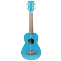 

Kala Matte Mako Blue Makala Shark Soprano Ukulele with Tote Bag