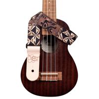 

Kala 1.5" Ukulele Strap, Brown Tapa (Handmade In USA)