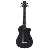 

Kala Matte Black Mahogany Journeyman Acoustic-Electric U-Bass Ukulele with Padded Gig Bag