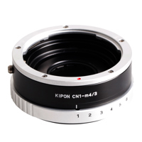 

Kipon Contax N1 Lens to Micro Four Thirds Camera Lens Adapter With Aperture Control