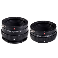 

Kipon Contax/Yashica Lens to Sony E-Mount Camera Lens Adapter (with Macro Helicoid Feature)