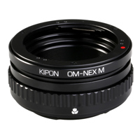 

Kipon Olympus OM Lens to Sony E-Mount Camera Lens Adapter (with Macro Helicoid Feature)