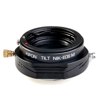 

Kipon Tilt Lens Mount Adapter from Nikon F to Canon EOS M Body