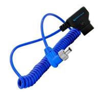 

Kondor Blue Coiled D-Tap to Locking DC 2.5mm Right Angle Cable