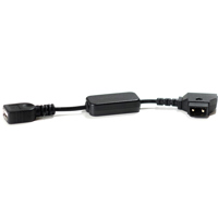 

Kondor Blue 6" D-Tap to 5V USB Converter Short Cable for Anton Bauer Gold Mount/Sony V-Mount Camera Battery