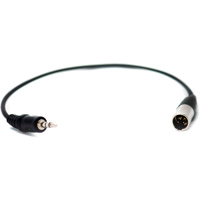 

Kondor Blue 14" Mini XLR Male to 3.5mm Mono Mini Plug Audio Cable