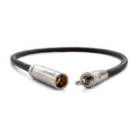 

Kondor Blue 12" Mini XLR to 3.5mm TRS Locking Screw Plug Audio Cable for Lavalier/Lapels, Black