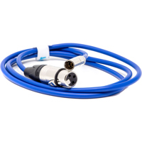 

Kondor Blue 5' Mini XLR Male to XLR Female Audio Cable for BMPCC 4K/6K Camera, Blue