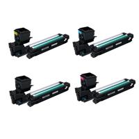 

Konica Complete 4 Color Minolta Hi Yield Toner Set for Magicolor 3730DN Laser Printer, Includes: Black, Cyan, Yellow, Magenta