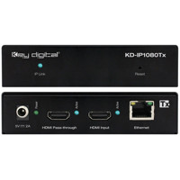 

Key Digital KD-IP1080TX HDMI Over IP Full HD Transmitter with PoE & Redundant Power Connection