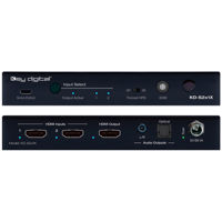 

Key Digital KD-S2x1X 2x 1 4K/18G HDMI Switcher with L/R Optical Audio & De-Embedded Audio Output