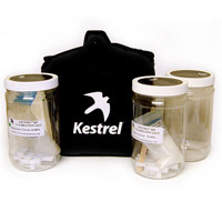 

Kestrel RH Calibration Kit for 3000/3500/4000 Series Meters, Includes 3 Clear/Sealable Containers, Container with Magnesium Chloride Solution, Case