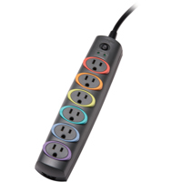 

Kensington SmartSockets Basic 6' 6-Outlet Surge Protector, Gray