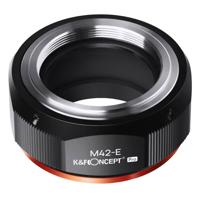 

K&F Concept KF M10105 High-precision Lens Adapter Ring, Matte Paint, Orange Secondary Oxide, M42-NEX PRO