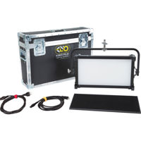 

Kino Flo Celeb 250 DMX LED Fixture with Yoke Mount and Ship Case, 2500-9900K, 28.5x16.5x5" Panel, Universal Input