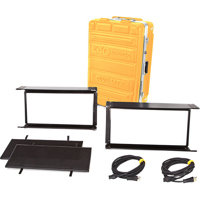 

Kino Flo Diva-Lite LED 20 DMX 2-Light Kit (Univ 120U), Includes 2x Louver, 2x MTP-LBC 41 Lollipop with 16mm Baby Receiver Curve & Flight Case